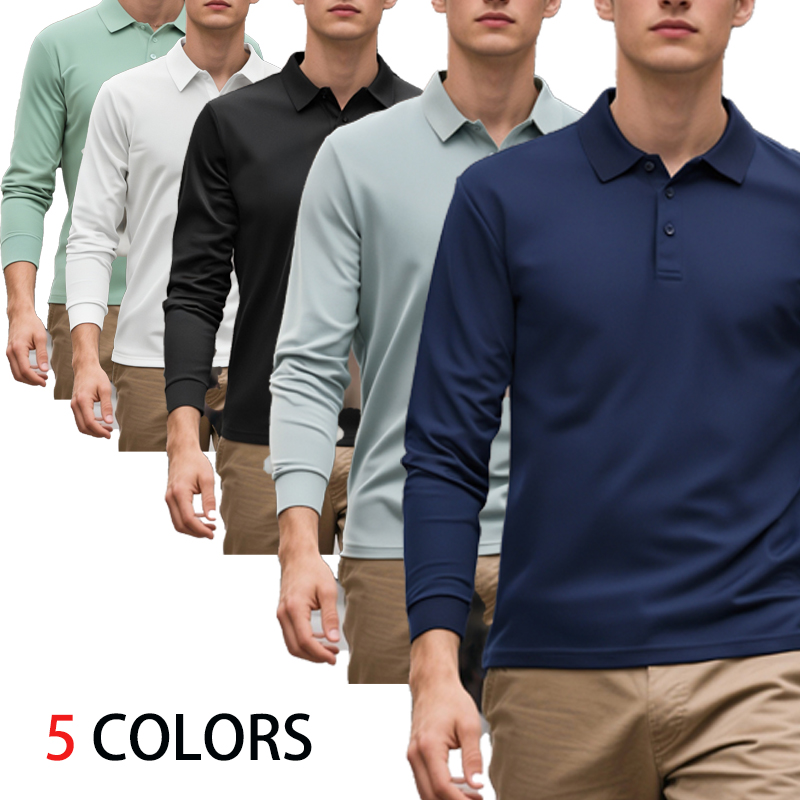 Golf Equipment Discount - Eenvoudig poloshirt met lange mouwen voor