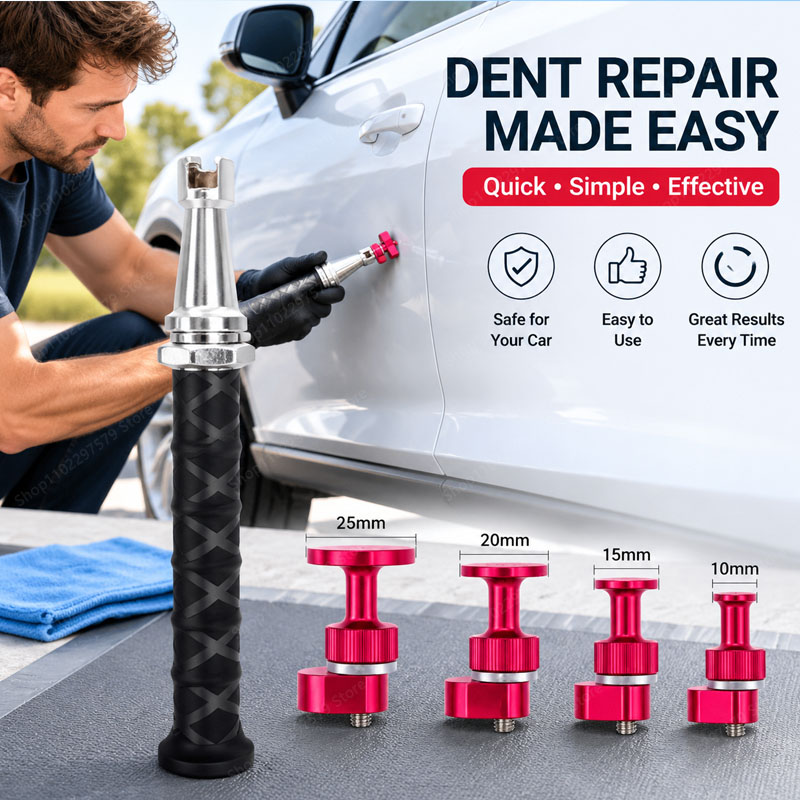 Divot Repair Tool - 5-delige multi-specificatie reparatieset voor autokarosseriegaten, verfvrije