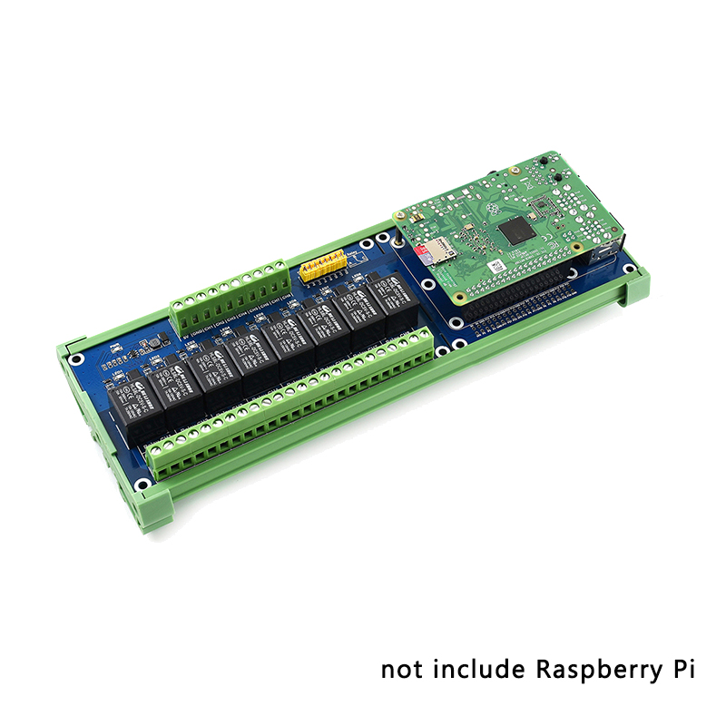 Golf Zero - Raspberry Pi 5/4b 8 Kanaals Relais