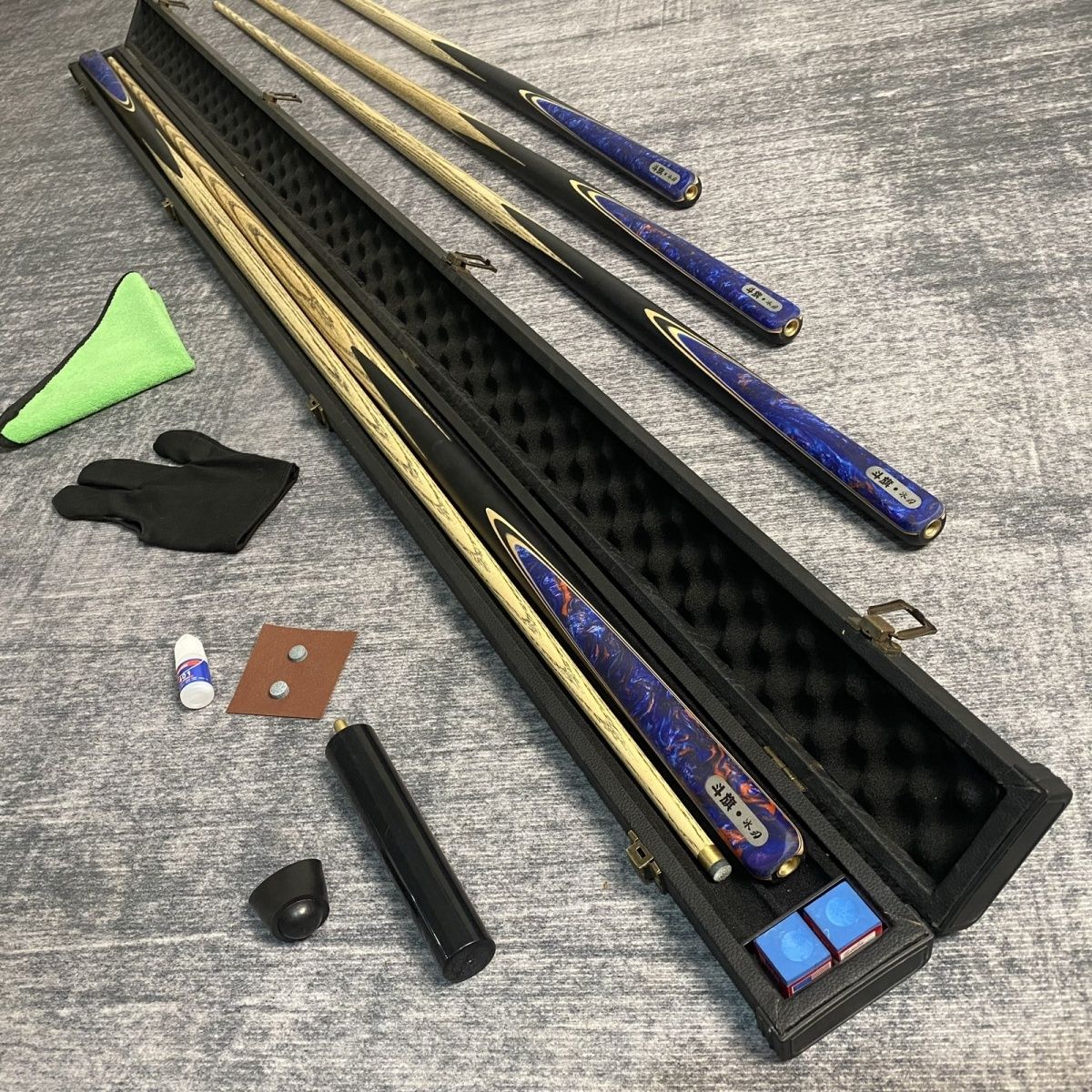 Golf Zero - Snooker biljartpoolkeu carbon fiber stick 3-cushion