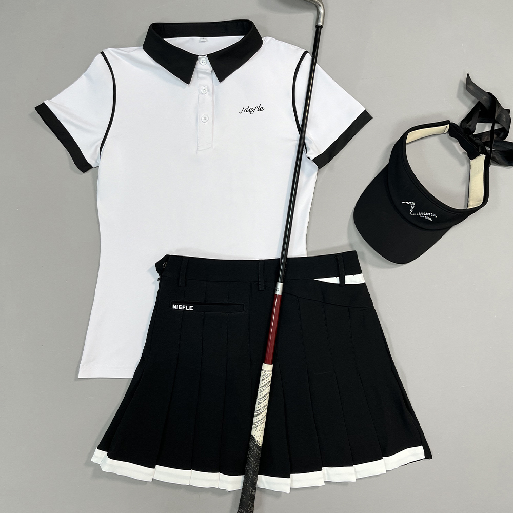 Golf Equipment Women - Golf Dames Zomer Top met korte