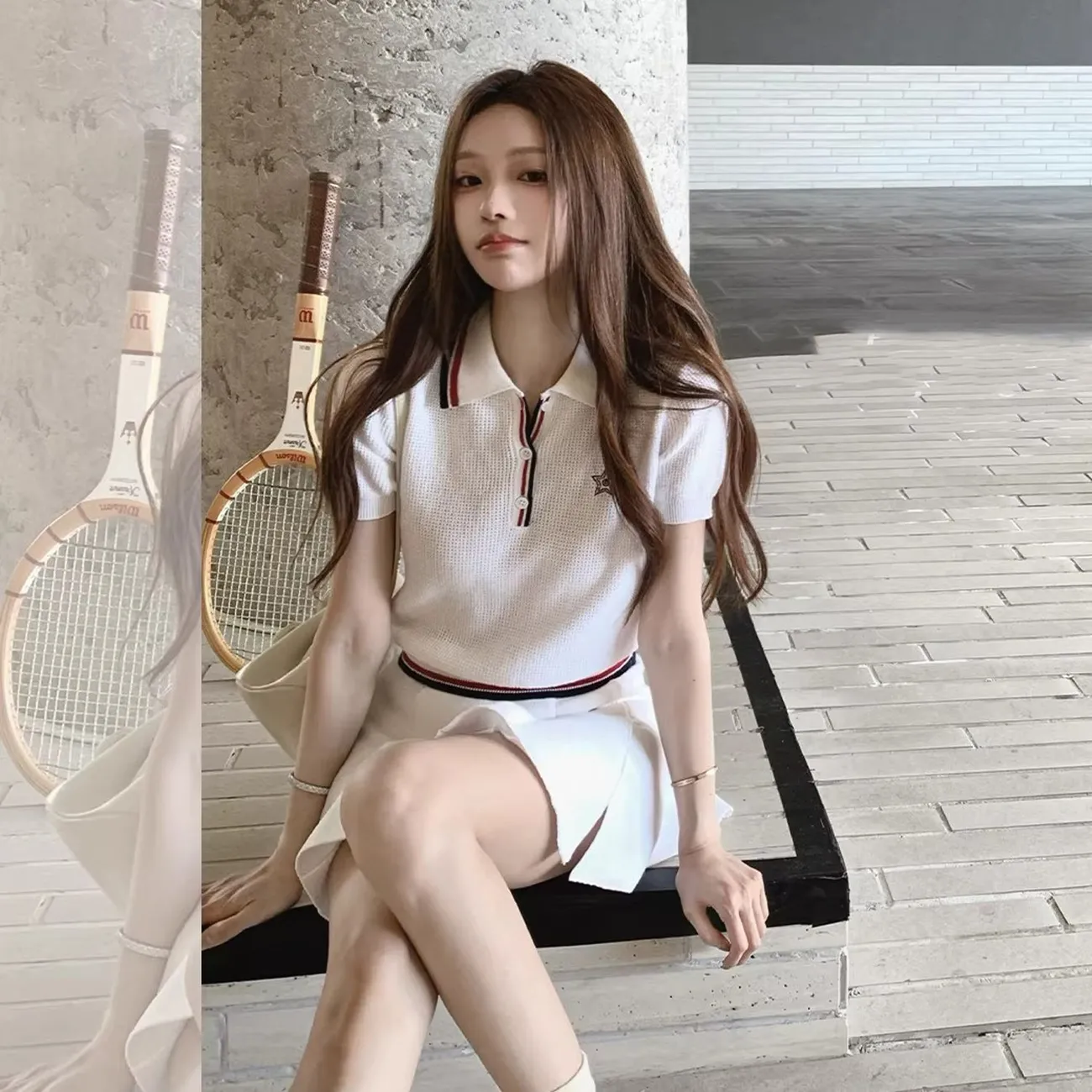 Zomer Dames Tennis Serie Wafel - Golf Equipment Women recensie en prijs
